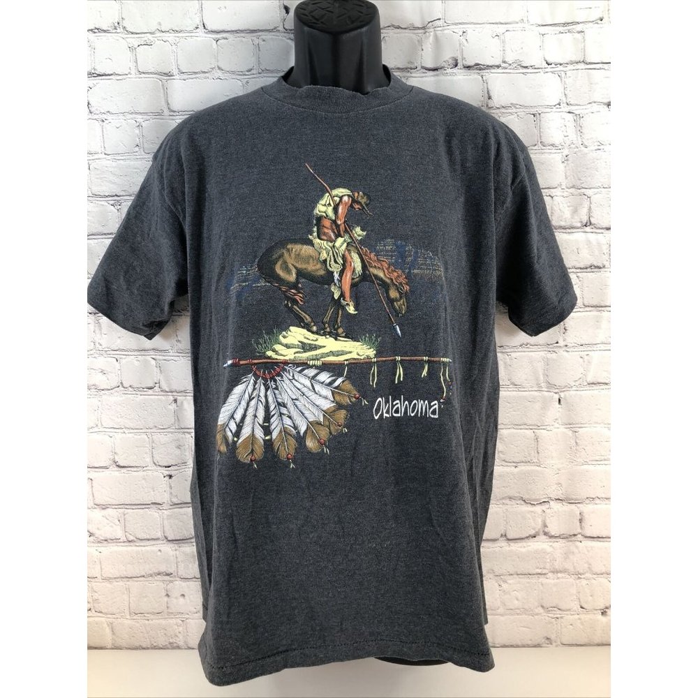 VTG  Eagle Products Single Stitch T-shirt Oklahoma